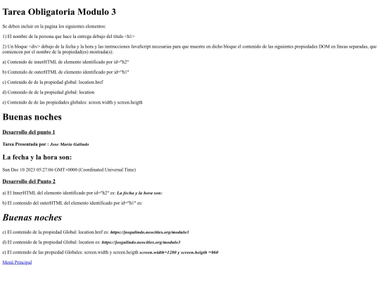 modulo3 screenshot