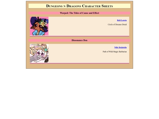 dndindex screenshot
