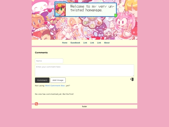guestbook screenshot