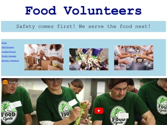 Final Project/Homepage screenshot