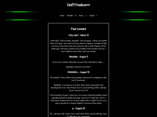 rambles screenshot