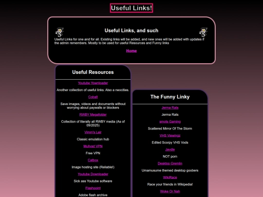 UsefulLinks screenshot
