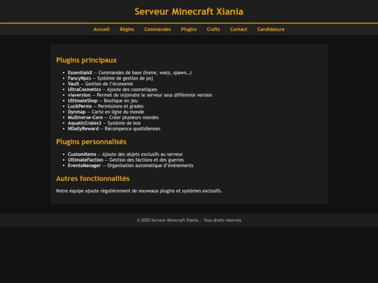 plugins screenshot