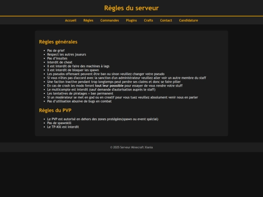 regles screenshot