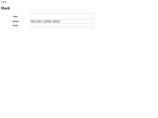 hashing screenshot