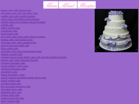 recipes screenshot