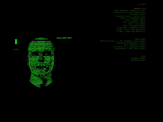links screenshot