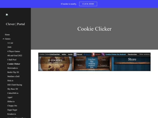 Cookie Clicker screenshot