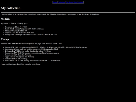 collectionc screenshot