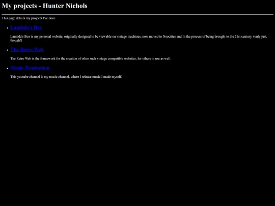 links screenshot