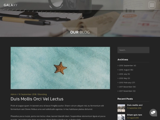 blog screenshot