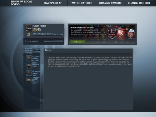 test screenshot