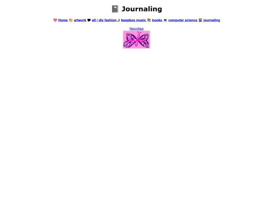 journaling screenshot