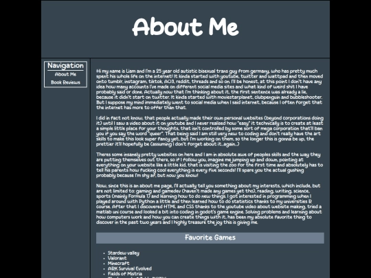 aboutme screenshot