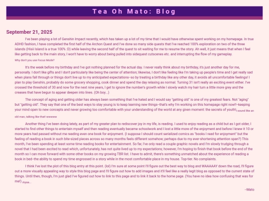 blog screenshot