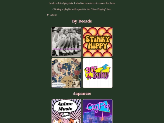 media/music/playlists screenshot