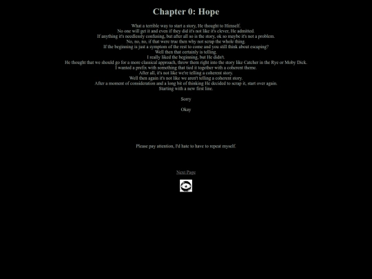 poems/okay/chapterzero screenshot