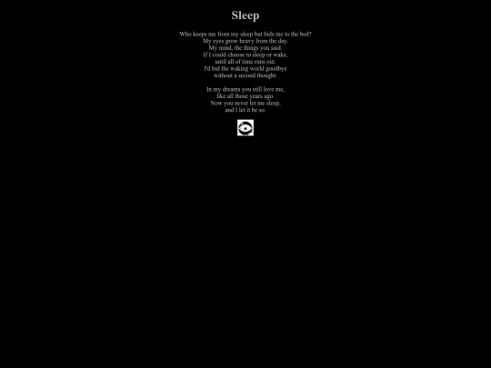 poems/sleep screenshot