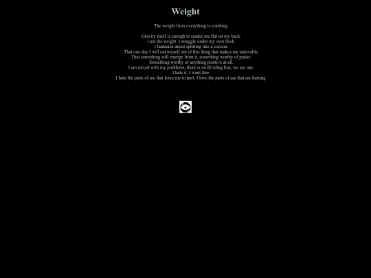 poems/weight screenshot