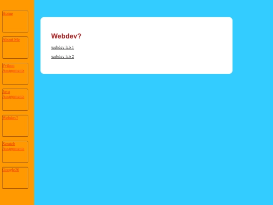 webDev screenshot