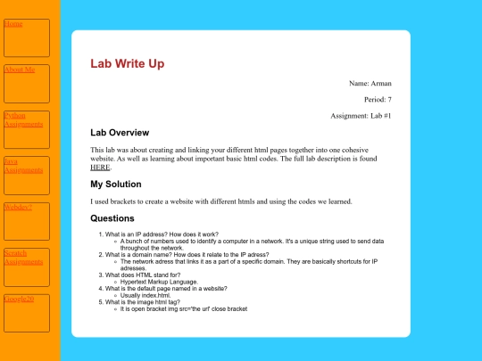 webDevelopment/webDevelopmentLab1 screenshot