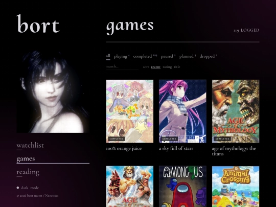 games screenshot