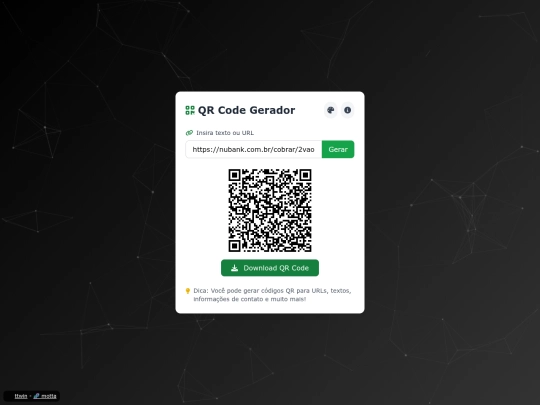 QrCode screenshot
