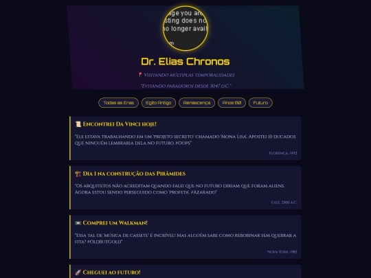 chronosfeed screenshot