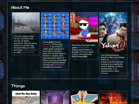 pages/about screenshot