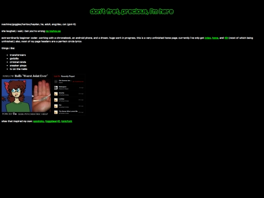 index screenshot