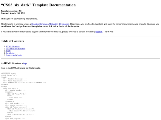 documentation screenshot