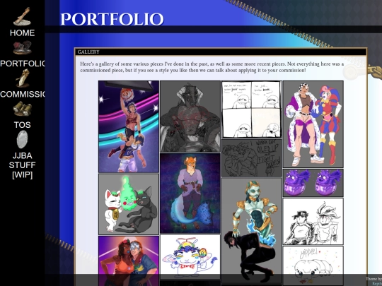 tribs/portfolio screenshot