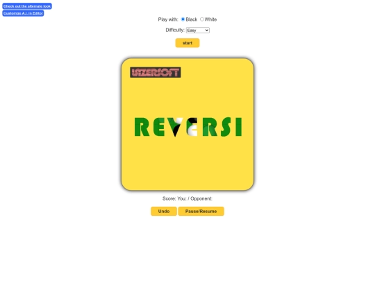 reversi-demo screenshot