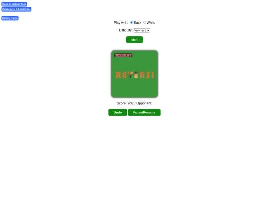 reversi/Game-alternate-look screenshot