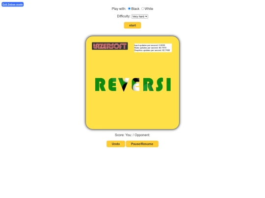 reversi/Game-debug screenshot