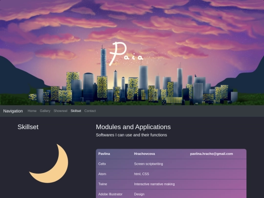 Bootstrap/skillset screenshot
