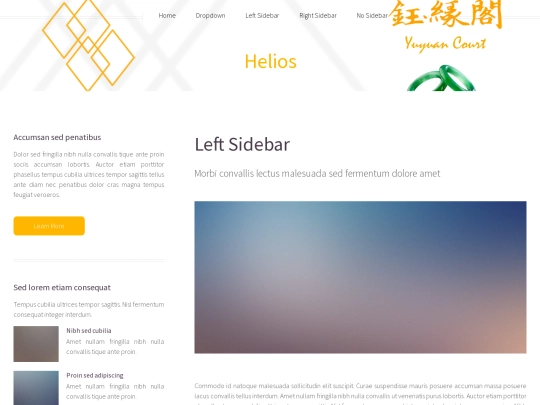 left-sidebar screenshot