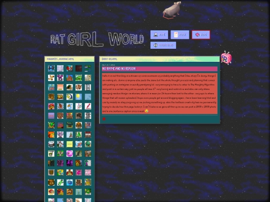 blog screenshot