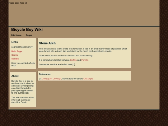 bb/pages/stoneArch screenshot