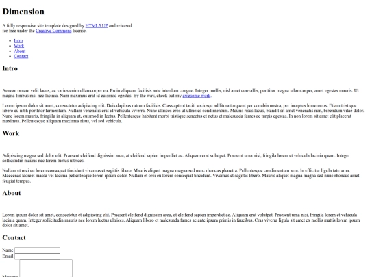 index screenshot