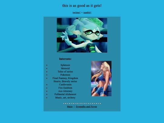 interests screenshot