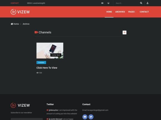archive-list screenshot