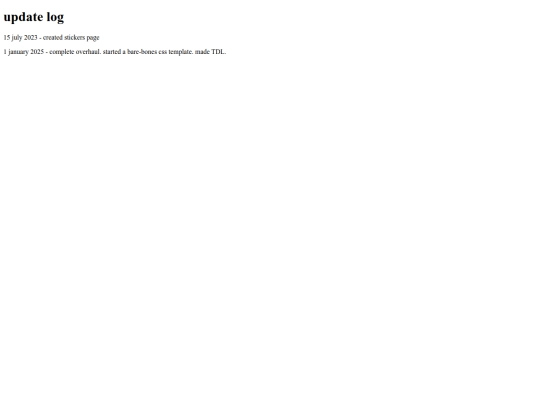 updatelog screenshot