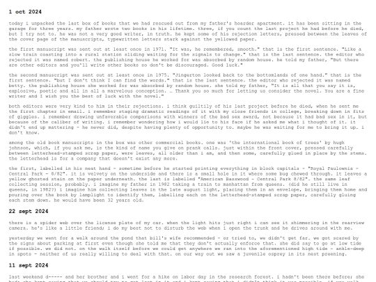 writing screenshot