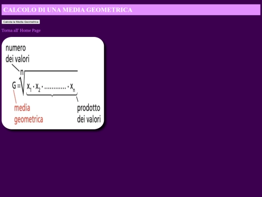 Pagine/MediaGeometrica screenshot