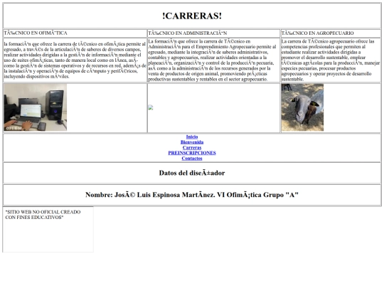 carreras screenshot