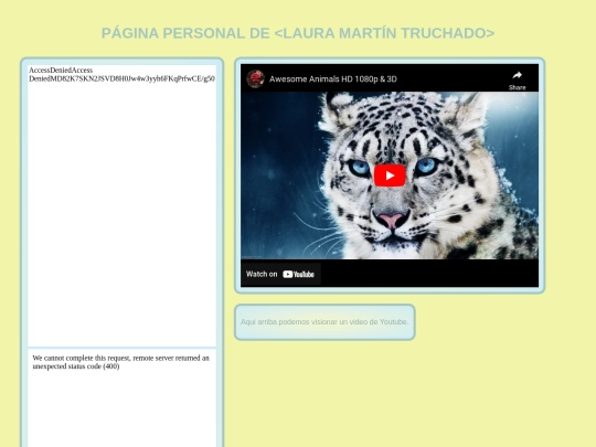 Página personal de Laura Martín Truchado screenshot