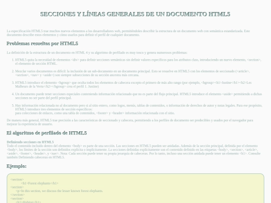 secciones_y_lineas_generales_en_un_documento_html5 screenshot