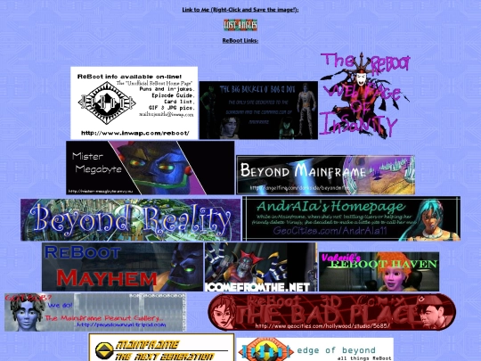 links screenshot