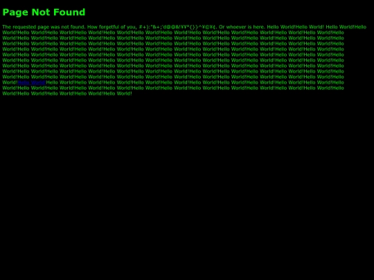 not_found screenshot